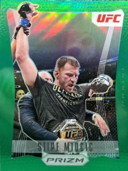 Stipe Miocic 2022 Panini Prizm UFC Prizm Flashback #17 Green
