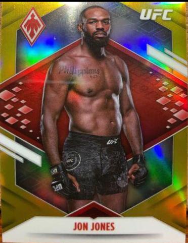 Jon Jones 2022 Panini Chronicles UFC Base Phoenix #325 Gold