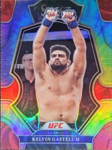 Kelvin Gastelum 2023 Panini Select UFC Premier Level #106 Tie Dye