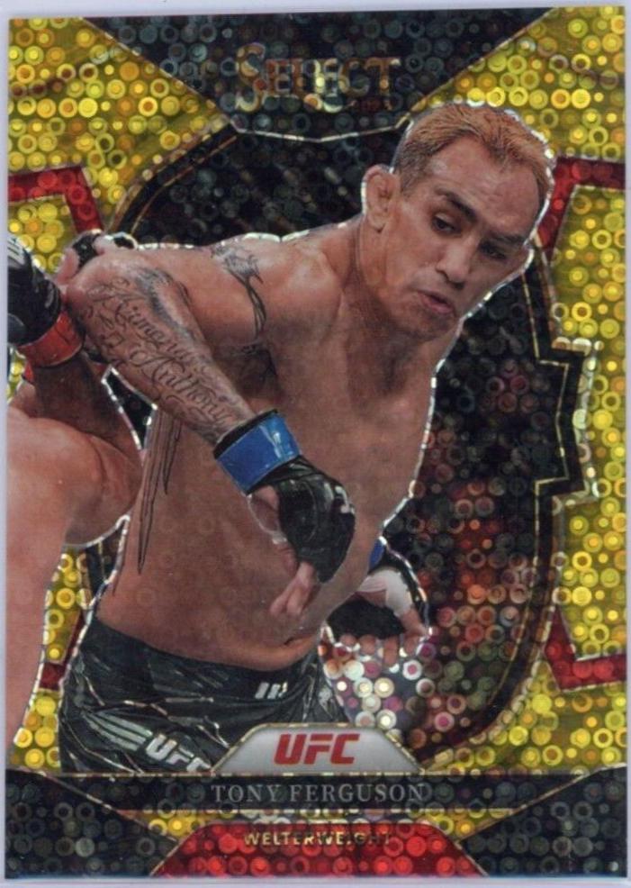 Tony Ferguson 2023 Panini Select UFC Concourse #83 Gold Disco