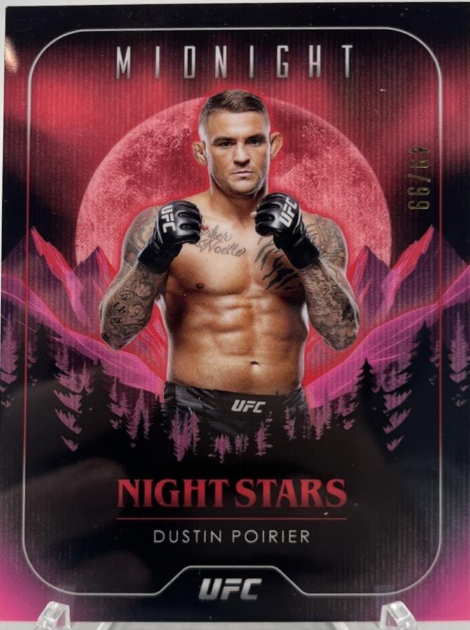 Dustin Poirier 2024 Topps Midnight UFC Night Stars #NS-28 Twilight