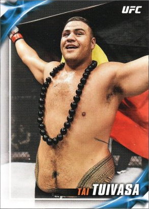 Tai Tuivasa 2019 Topps UFC Knockout Base #7 Red