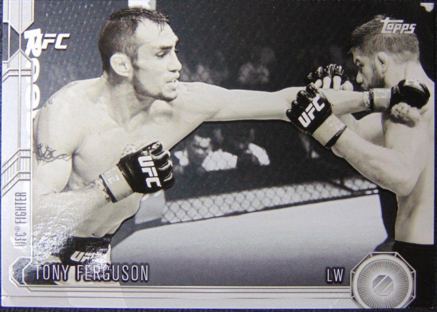 Tony Ferguson 2015 Topps UFC Chronicles Base #132 Black and White