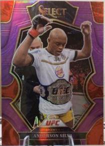 Anderson Silva 2023 Panini Select UFC Octagonside #214 Red Blue Base