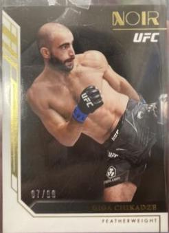 Giga Chikadze 2023 Panini Chronicles UFC Base Noir #402 Purple