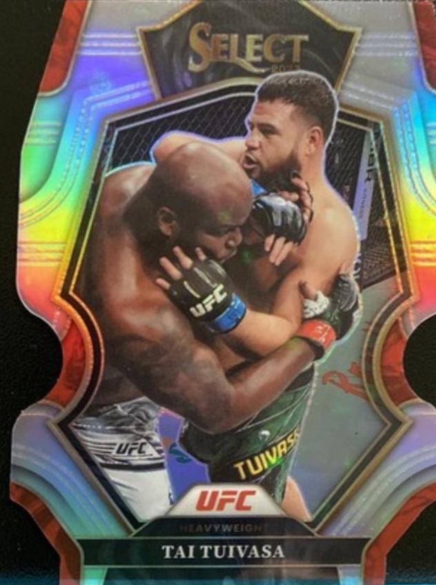 Tai Tuivasa 2023 Panini Select UFC Premier Level #153 Silver Die Cut