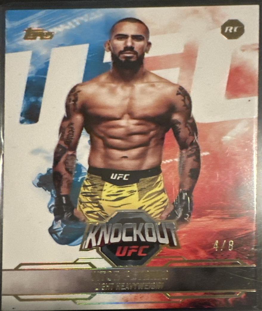 Vitor Petrino 2025 Topps Knockout UFC Base #13 Holo Gold