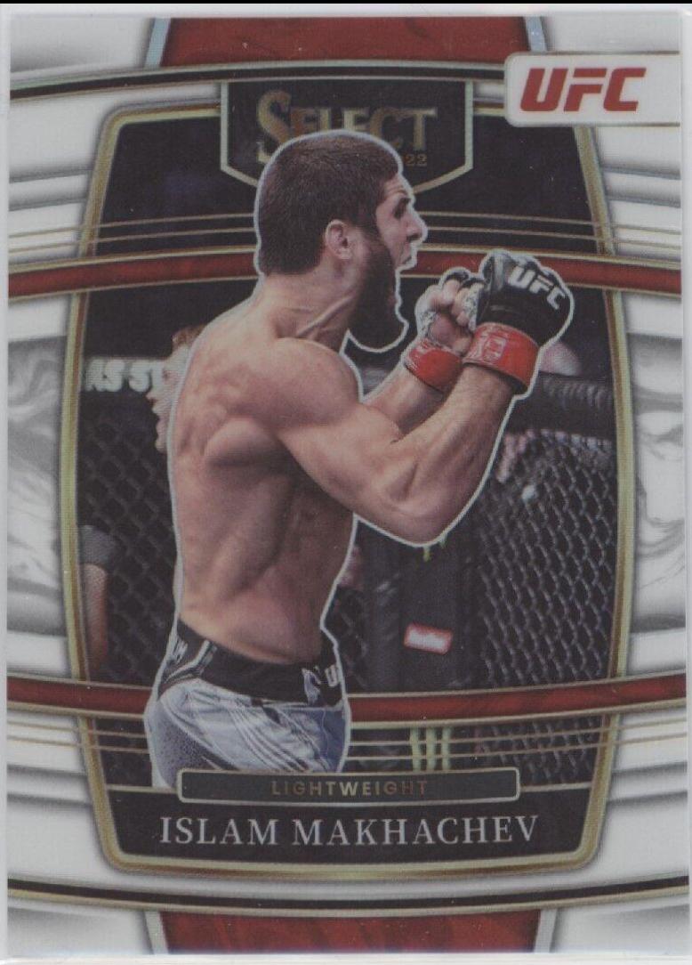 Islam Makhachev 2022 Panini Select UFC Concourse #29 White