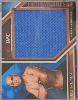 BJ Penn 2017 Topps UFC Knockout Knockout Relics #KR-BP Blue