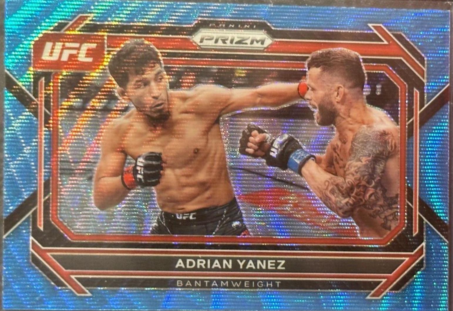 Adrian Yanez 2023 Panini Prizm UFC Base #6 Blue Wave