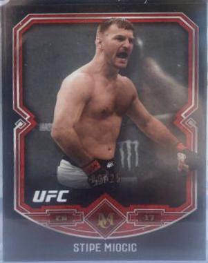 Stipe Miocic 2017 Topps Museum Collection UFC Base #7 Ruby