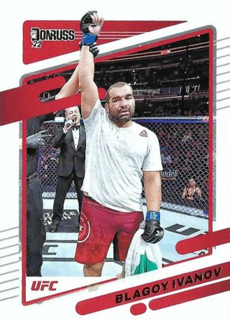 Blagoy Ivanov 2022 Panini Donruss UFC Base #196 Press Proof Purple