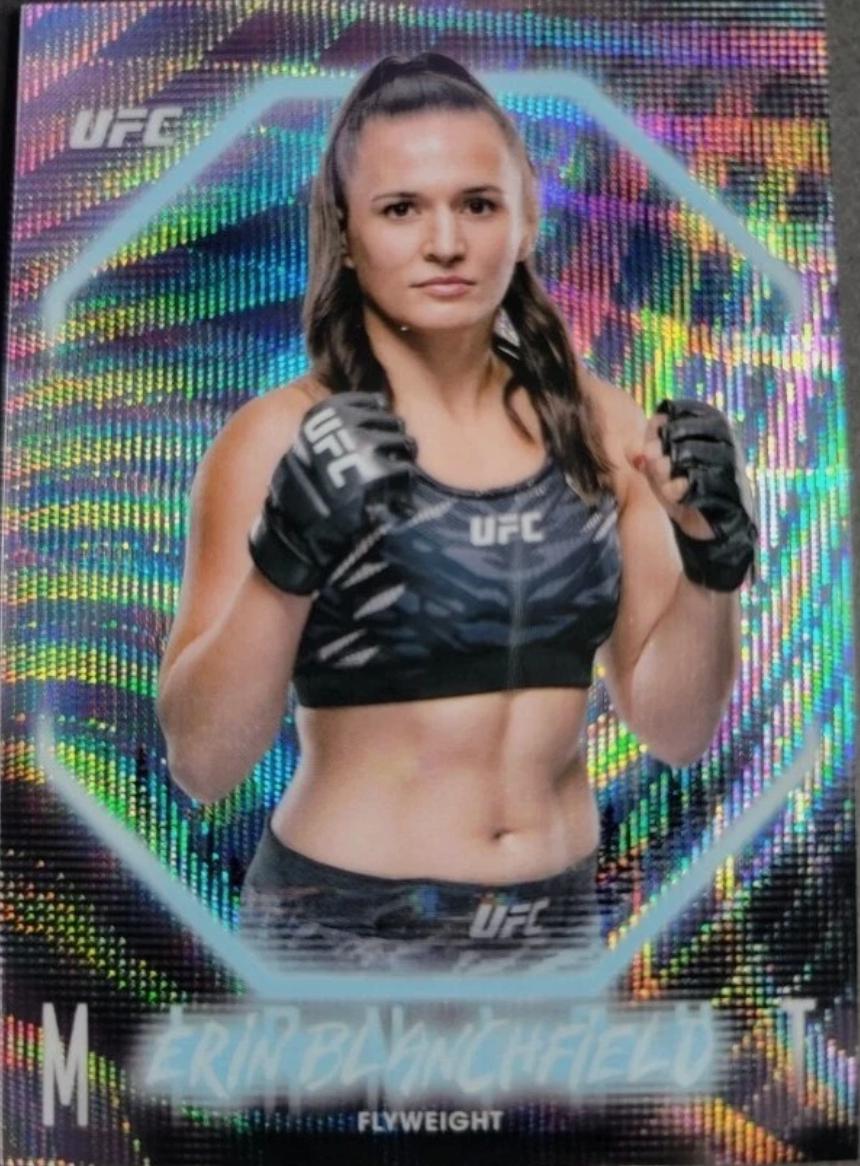 Erin Blanchfield 2025 Topps Midnight UFC Base #8 Zodiac