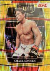Chael Sonnen 2022 Panini Select UFC Concourse #62 Gold Flash