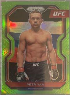 Petr Yan 2021 Panini Prizm UFC Base #79 Neon Green