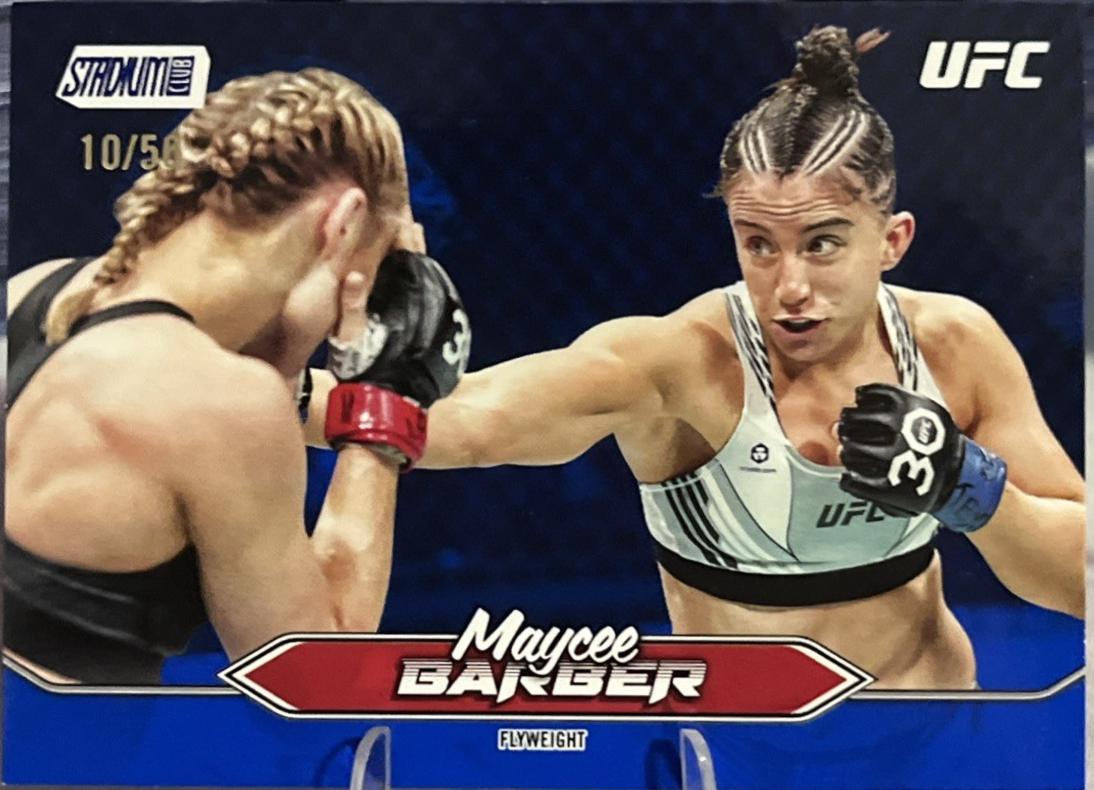Maycee Barber 2025 Topps Stadium Club UFC Base #77 Blue