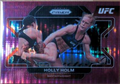 Holly Holm 2022 Panini Prizm UFC Base #3 Pink Pulsar