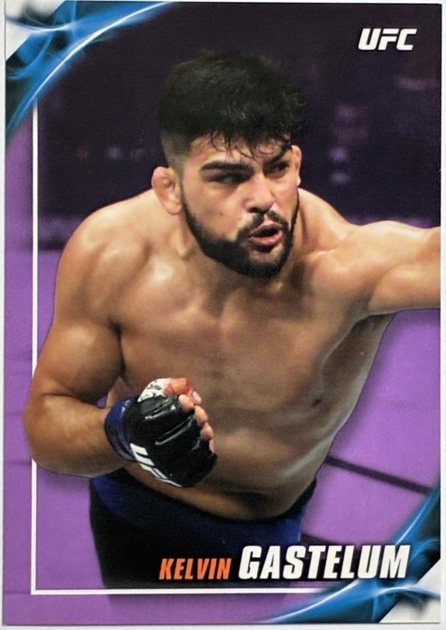 Kelvin Gastelum 2019 Topps UFC Knockout Base #79 Purple