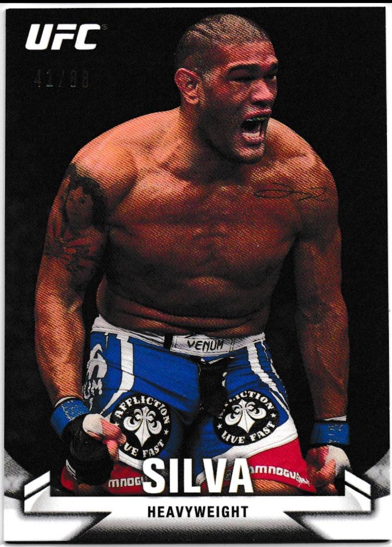 Antonio Silva 2013 Topps UFC Knockout Base #124 Blue