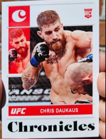 Chris Daukaus 2022 Panini Chronicles UFC Base Spectra #394 Green