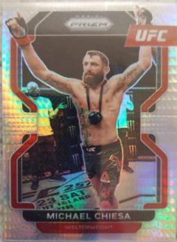 Michael Chiesa 2022 Panini Prizm UFC Base #110 Silver