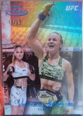 Valentina Shevchenko 2024 Topps Gold Label UFC Base Class II #16 Blue