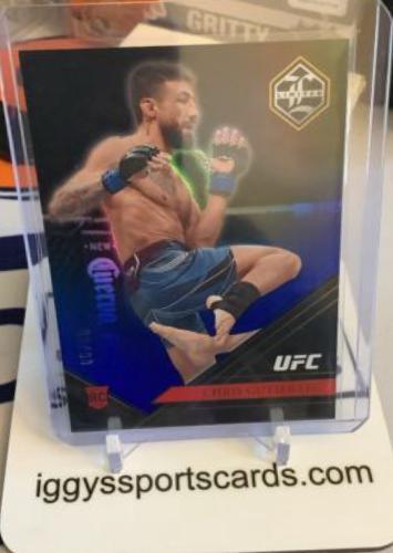 Chris Gutierrez 2023 Panini Chronicles UFC Base Limited #205 Blue
