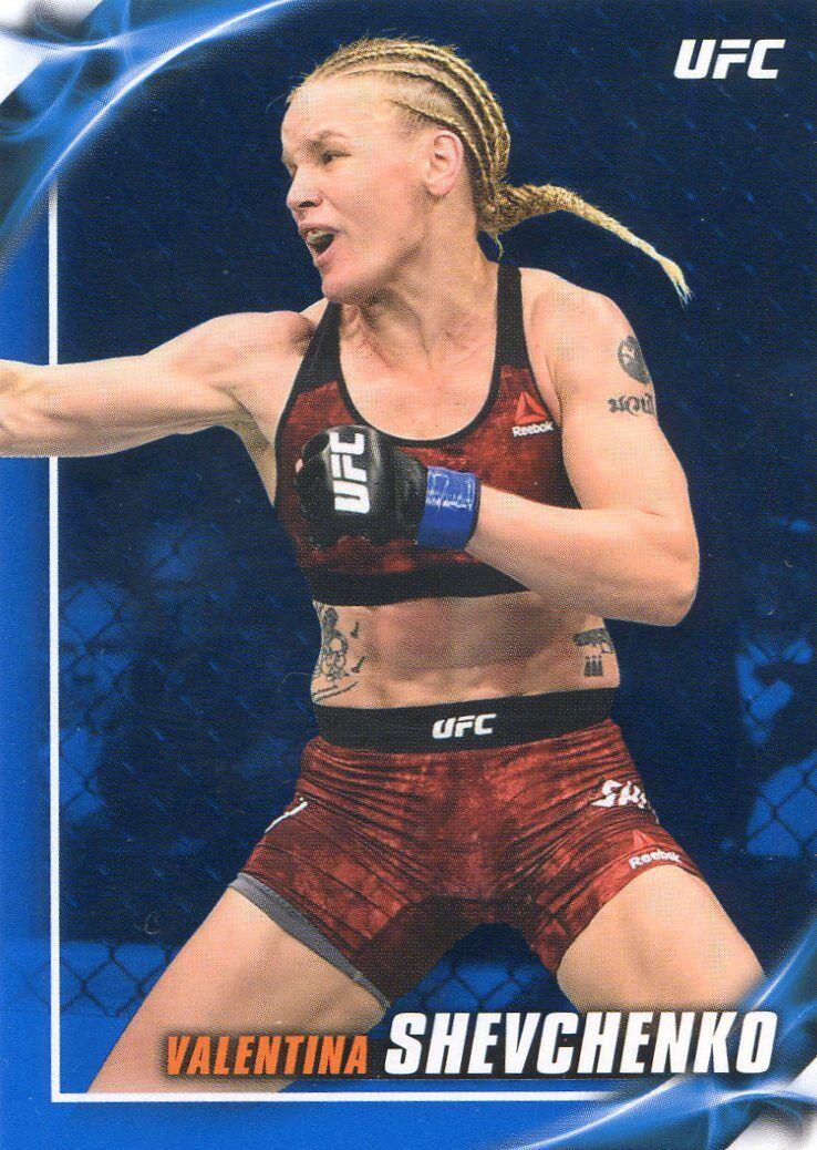 Valentina Shevchenko 2019 Topps UFC Knockout Base #75 Blue