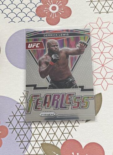 Derrick Lewis 2022 Panini Prizm UFC Fearless #20 Silver