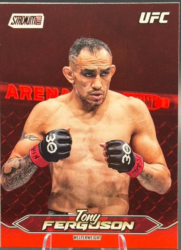 Tony Ferguson 2025 Topps Stadium Club UFC Base #181 Red