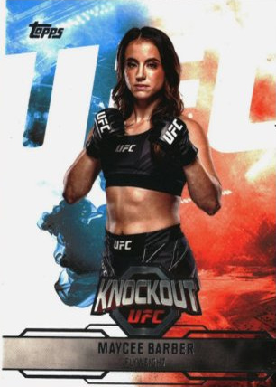 Maycee Barber 2025 Topps Knockout UFC Base #78 Emerald
