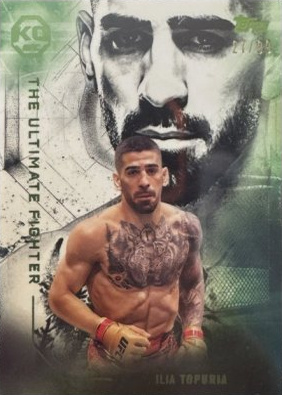 Ilia Topuria 2025 Topps Knockout UFC The Ultimate Fighter #UF-9 Black