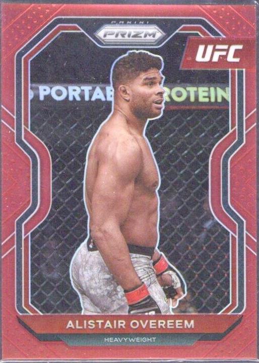 Alistair Overeem 2021 Panini Prizm UFC Base #56 Red