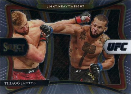 Thiago Santos 2021 Panini Select UFC Premier Level #106 Black Disco
