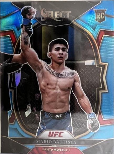 Mario Bautista 2023 Panini Select UFC Concourse #69 Light Blue