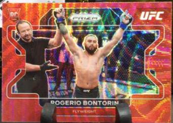 Rogerio Bontorin 2022 Panini Prizm UFC Base #30 Ruby Wave