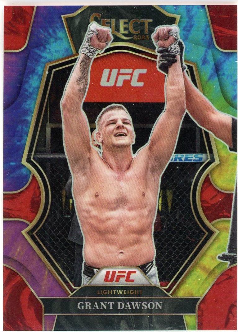 Grant Dawson 2023 Panini Select UFC Premier Level #172 Tie Dye