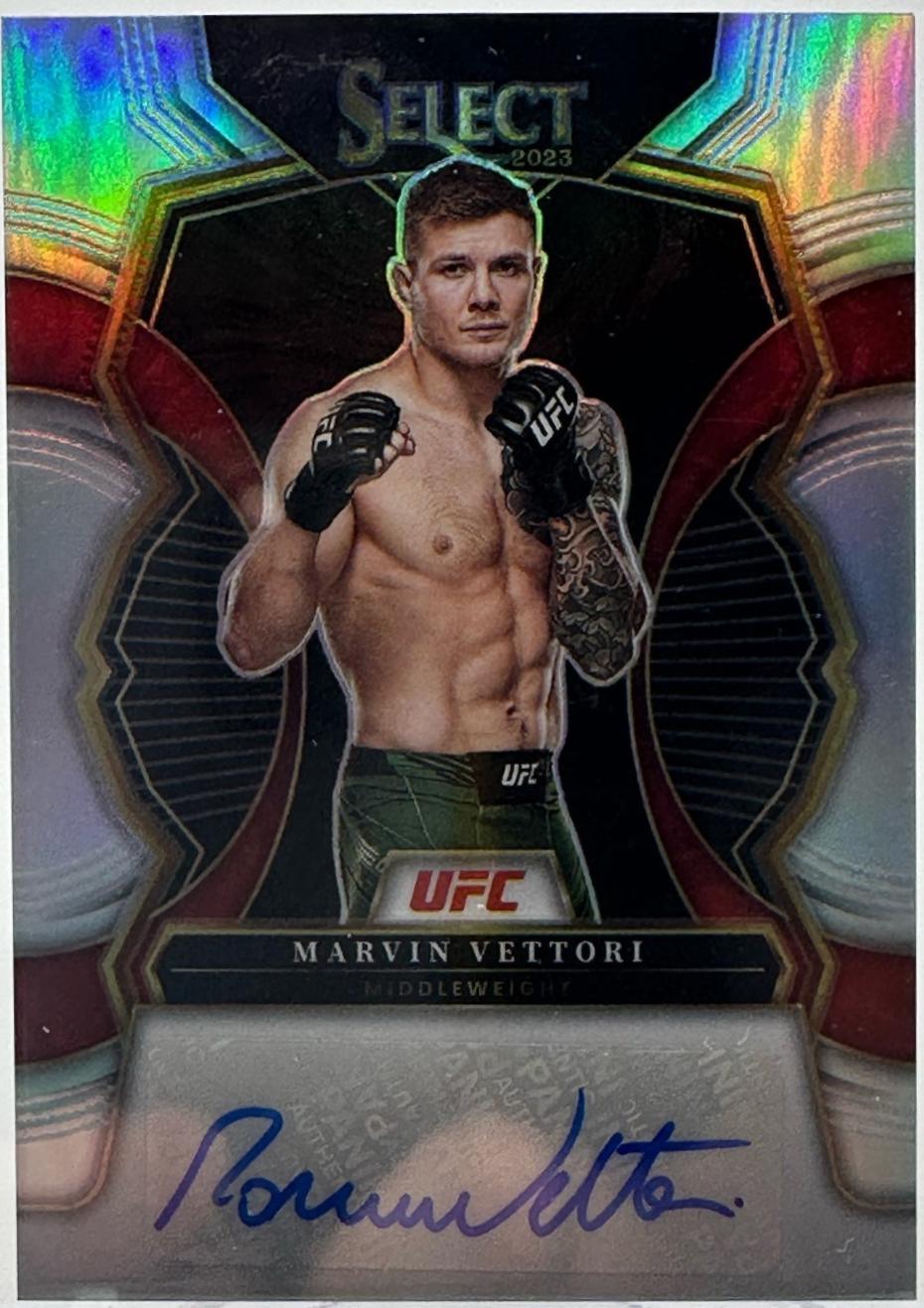 Marvin Vettori 2023 Panini Select UFC Signatures #30 Disco