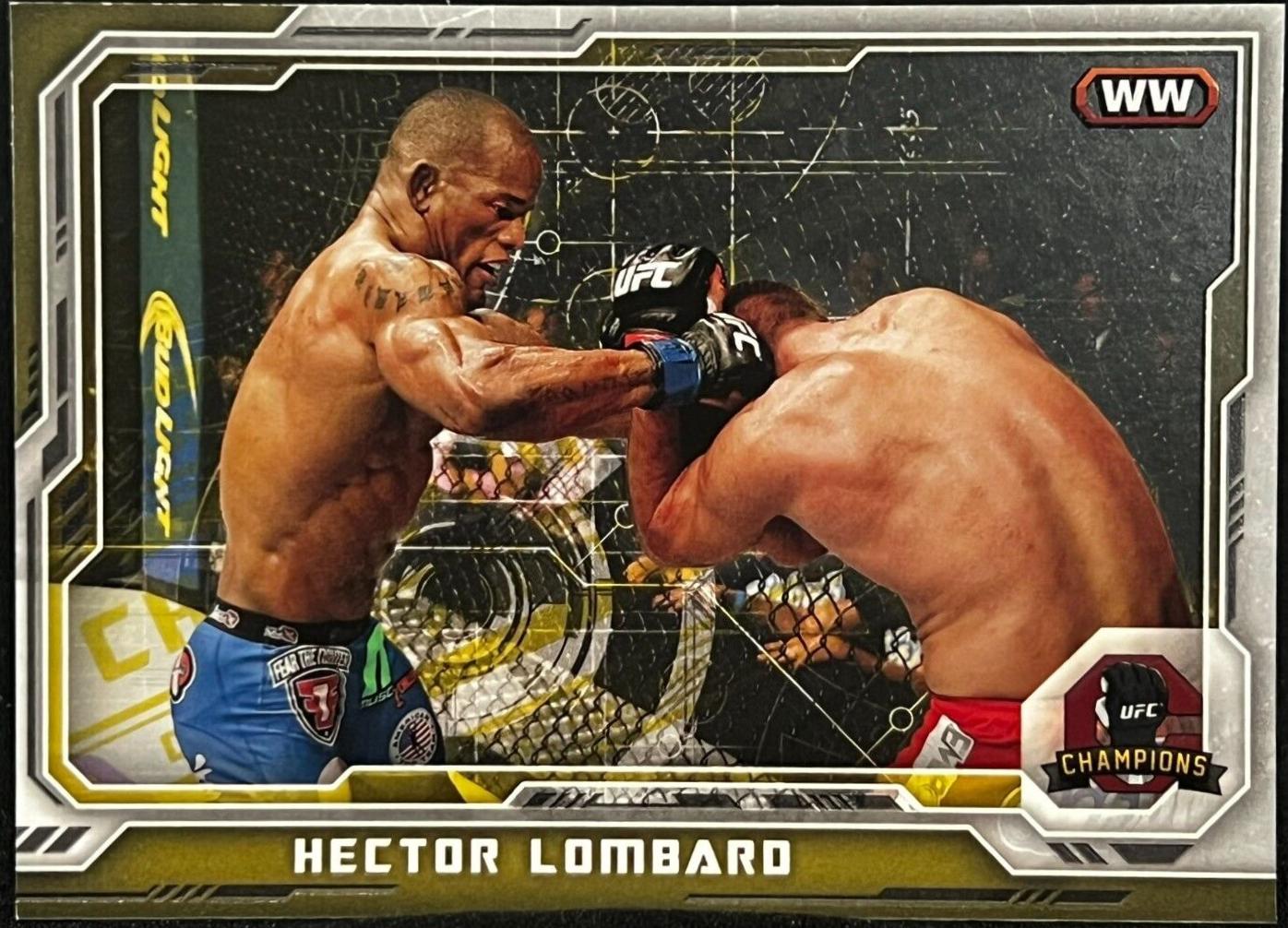 Hector Lombard 2014 Topps UFC Champions Base #14 Gold Champions Predictor