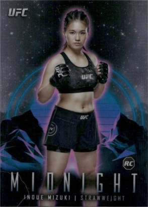 Inoue Mizuki 2024 Topps Midnight UFC Base #62 Black Light