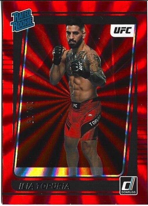 Ilia Topuria 2022 Panini Donruss UFC Base #215 Red