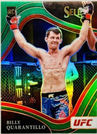 Billy Quarantillo 2022 Panini Select UFC Octagonside #202 Green