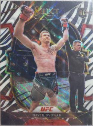 David Dvorak 2023 Panini Select UFC Concourse #42 Zebra