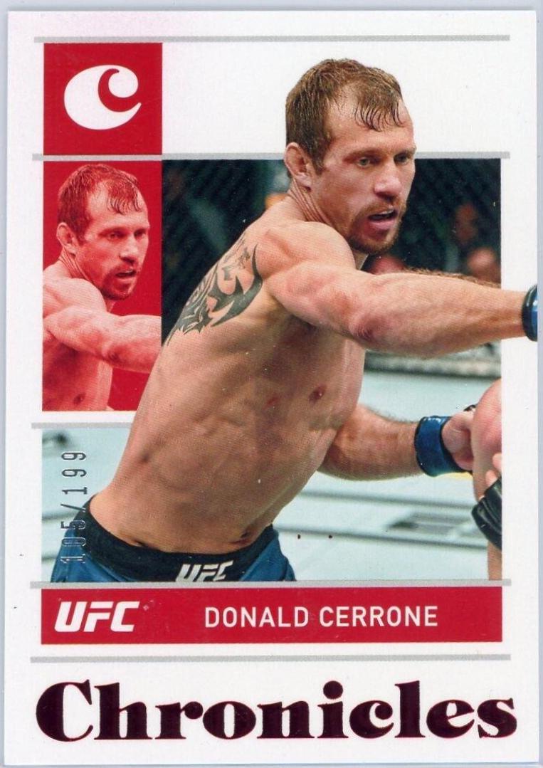 Donald Cerrone 2022 Panini Chronicles UFC Base Chronicles #19 Red