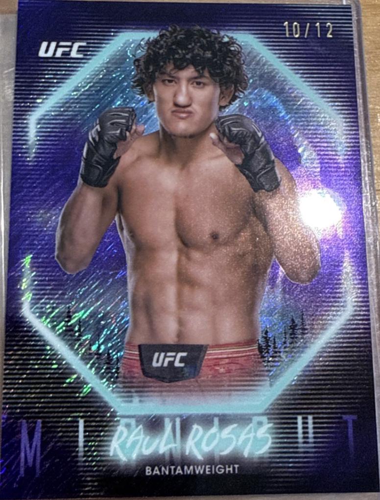 Raul Rosas 2025 Topps Midnight UFC Base #14 Midnight