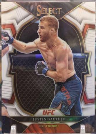 Justin Gaethje 2023 Panini Select UFC Concourse #47 White