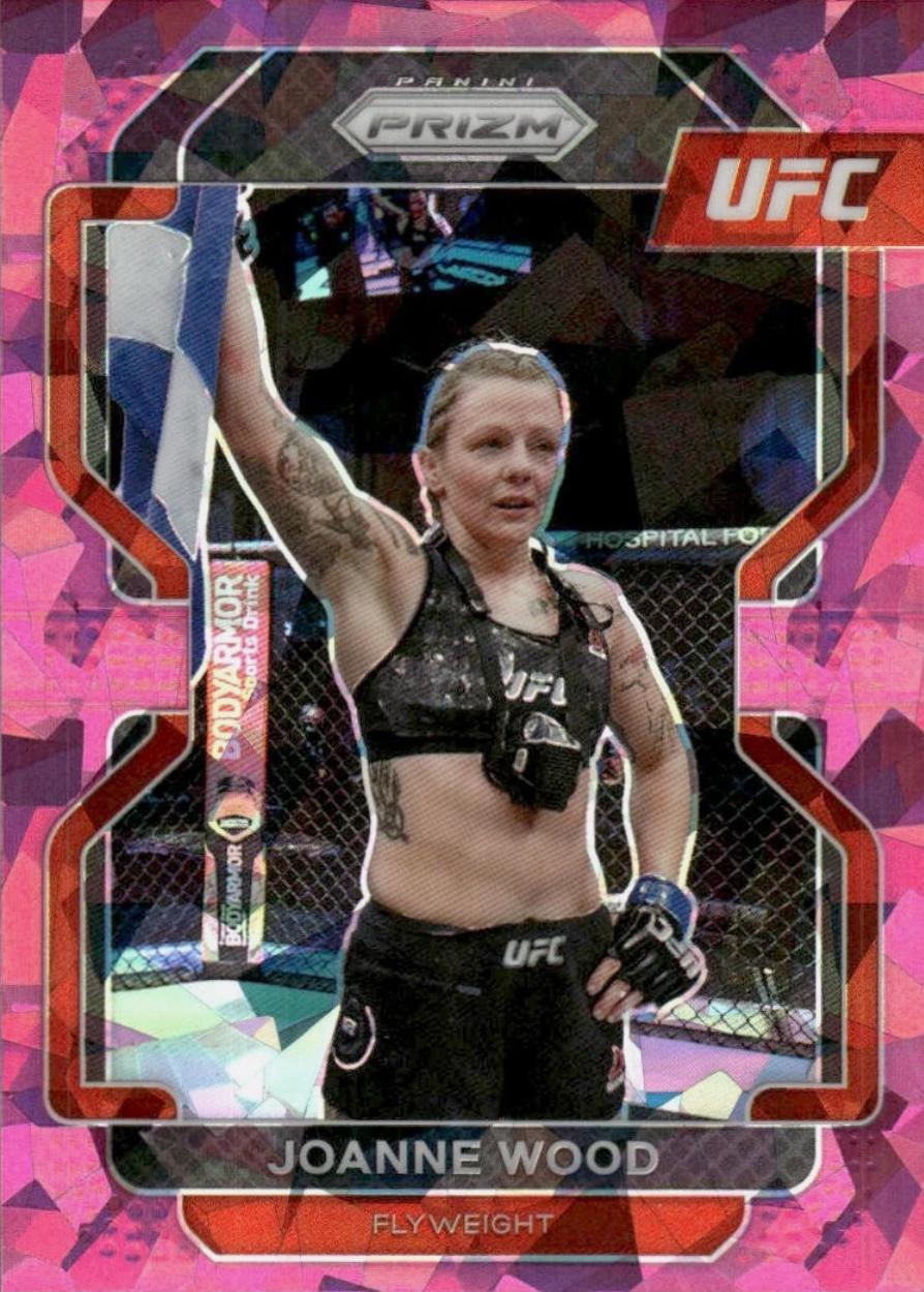 Joanne Wood 2022 Panini Prizm UFC Base #195 Pink Ice