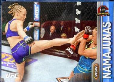 Rose Namajunas 2015 Topps UFC Champions Base #113 Blue