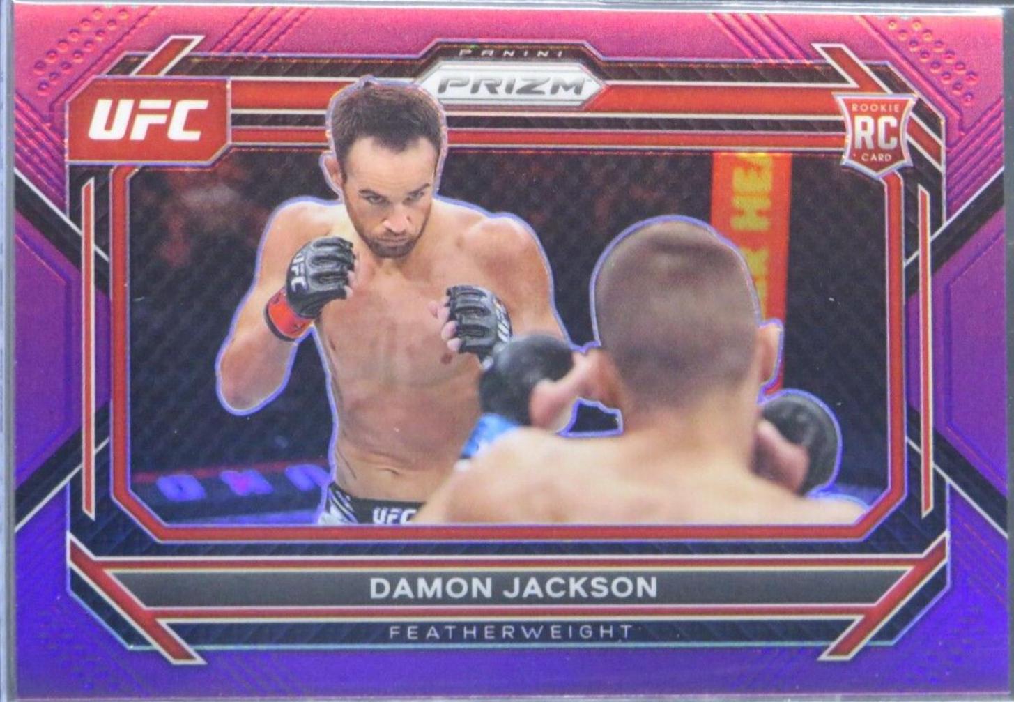 Damon Jackson 2023 Panini Prizm UFC Base #50 Purple
