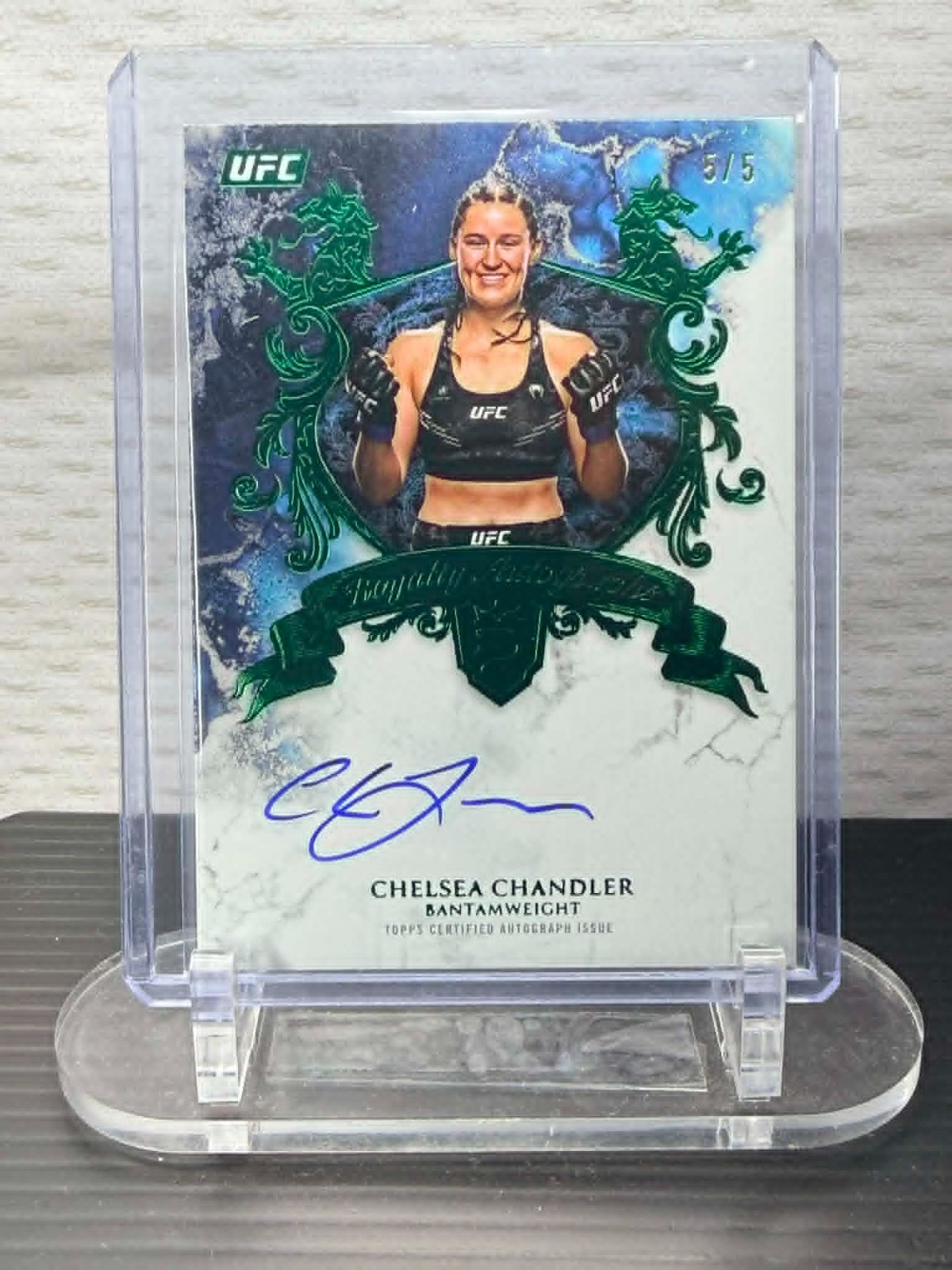 Chelsea Chandler 2025 Topps Royalty UFC Royalty Autographs #RY-CC Platinum